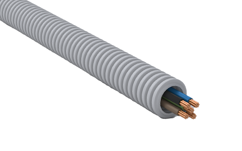 Pre Wired Conduits With Energy Cables Of Pvc  Insulation & Stranded Copper