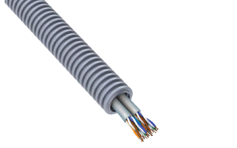Pre Wired Conduits With Data Cables Of Lszh Sheath